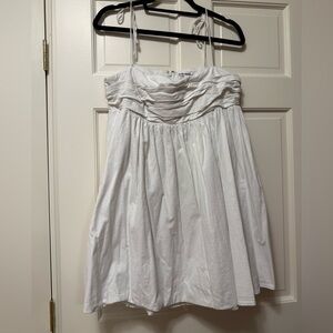 Reformation White Mini Dress